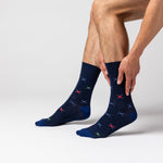 Load image into Gallery viewer, 3 Pairs Men's Argyle Cotton Socks - Motif