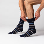 Load image into Gallery viewer, 3 Pairs Men's Cotton Socks - Sea Breeze