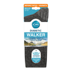 Lade das Bild in den Galerie-Viewer, 1 Paar Diabetiker-Walker-Stiefelsocken aus Wolle, Schwarz