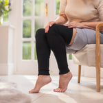 Load image into Gallery viewer, 1 Pair Heat Holders Lite Thermal Full Leg Warmers Black