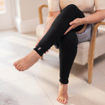 Load image into Gallery viewer, 1 Pair Heat Holders Lite Thermal Full Leg Warmers Black