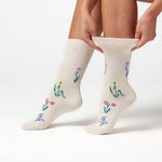 Load image into Gallery viewer, 3 Pairs Ladies RHS Cotton Socks - Wild Flowers