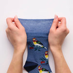 Load image into Gallery viewer, 3 Pairs Men's RHS Bamboo Socks - Birds