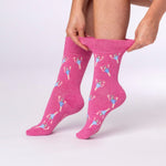 Load image into Gallery viewer, 3 Pairs Ladies Fun Feet Cotton Socks - Seabed