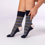 Load image into Gallery viewer, 3 Pairs Ladies Cotton Socks - Ditsy Floral