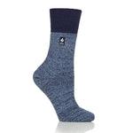 Load image into Gallery viewer, 1 Pair Ladies Thermal Socks - Soft Navy / Dream Blue