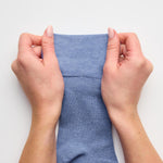 Load image into Gallery viewer, 3 Pairs Men's Plain Cotton Socks - Blue Mix