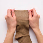 Load image into Gallery viewer, 3 Pairs Men's Bigfoot Cotton Socks - Brown Mix