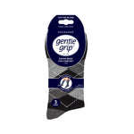 Load image into Gallery viewer, 3 Pairs Men's Argyle Cotton Socks - Leven Black Mix