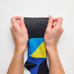 Lade das Bild in den Galerie-Viewer, 3 Paar Baumwollsocken in Colourburst-Optik für Herren - Angular Arena