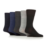 Load image into Gallery viewer, 5 Pairs Mens Dry Comfort Socks - Core Mix