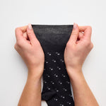 Load image into Gallery viewer, 3 Pairs Men's Bamboo Socks - Black Suit Mono