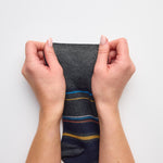 Load image into Gallery viewer, 3 Pairs Men's Bamboo Socks - Mustard Metropolis