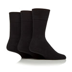 Load image into Gallery viewer, 3 Pairs Mens Sports Socks - Black