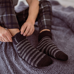 Lade das Bild in den Galerie-Viewer, 1 Paar Damen Thermosocken - Schwarz