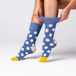 6 Pairs Ladies Cotton Socks - Summer Spots