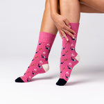 Load image into Gallery viewer, 6 Pairs Ladies Fun Feet Cotton Socks - Nature
