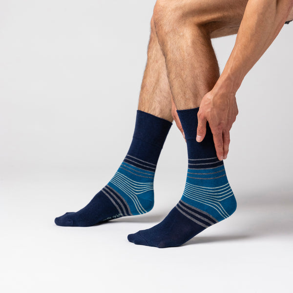 3 Pairs Men's Cotton Socks - Modern Flash