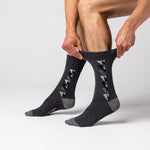 Load image into Gallery viewer, 6 Pairs Men&#39;s Bigfoot Cotton Socks - Black/Charcoal/Grey
