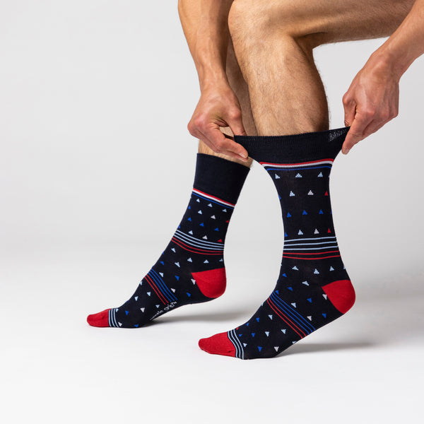 3 Pairs Men's Bamboo Socks - Chilli Pepper