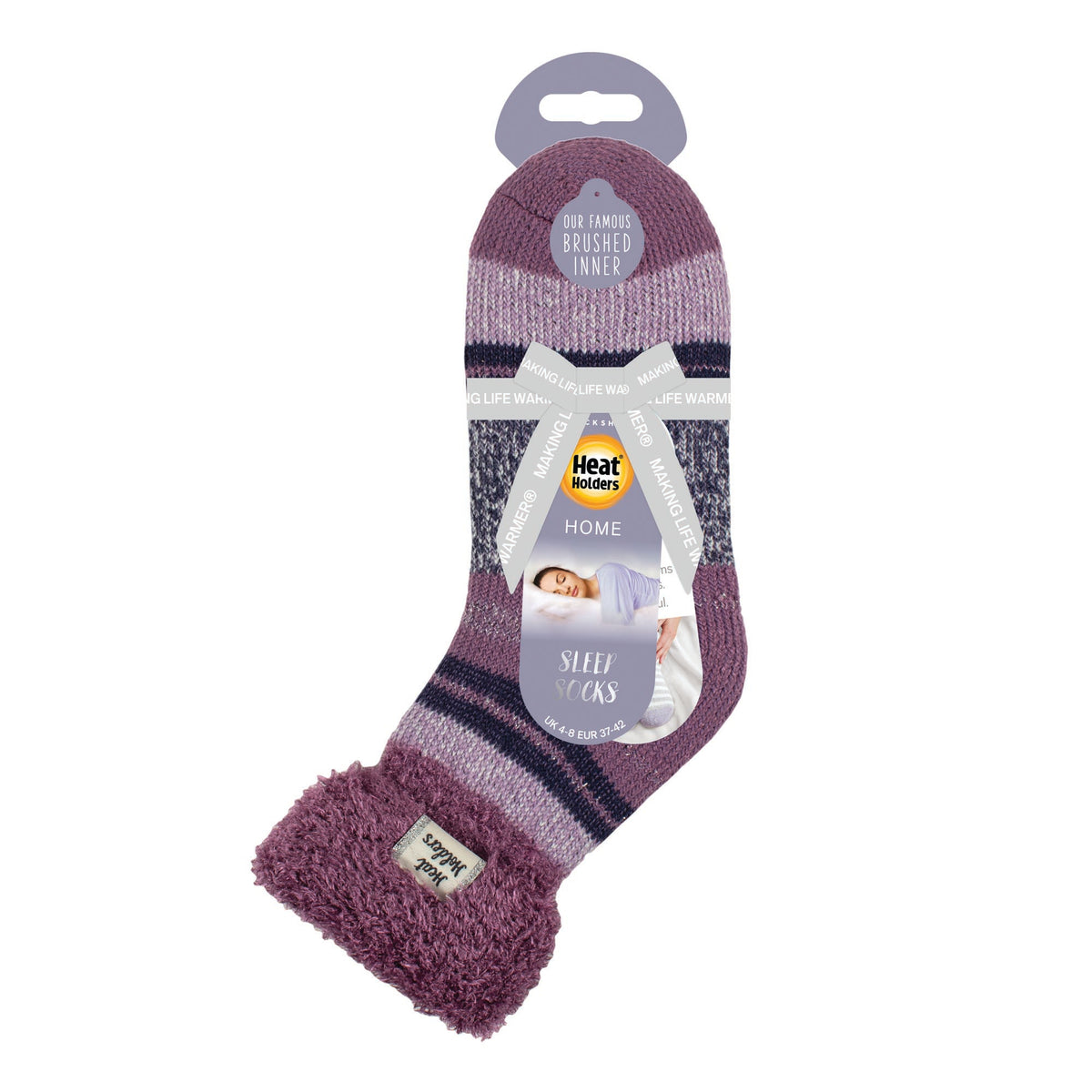 1 paire de chaussettes thermiques pour femme - Noir