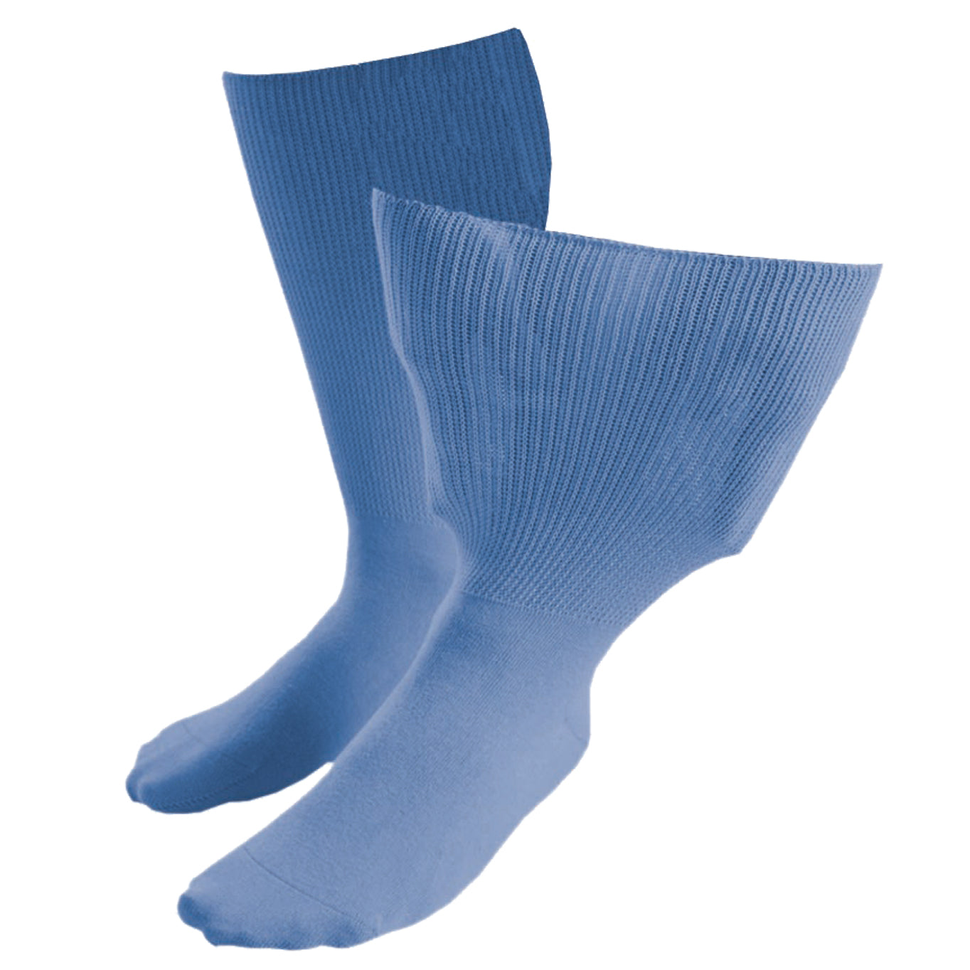 1 Pair Extra Wide Oedema Socks - Blue