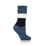 Load image into Gallery viewer, 1 Pair Ladies Raynaud&#39;s Thermal Slipper Socks - Denim
