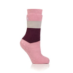 Load image into Gallery viewer, 1 Pair Ladies Raynaud&#39;s Thermal Slipper Socks - Rose
