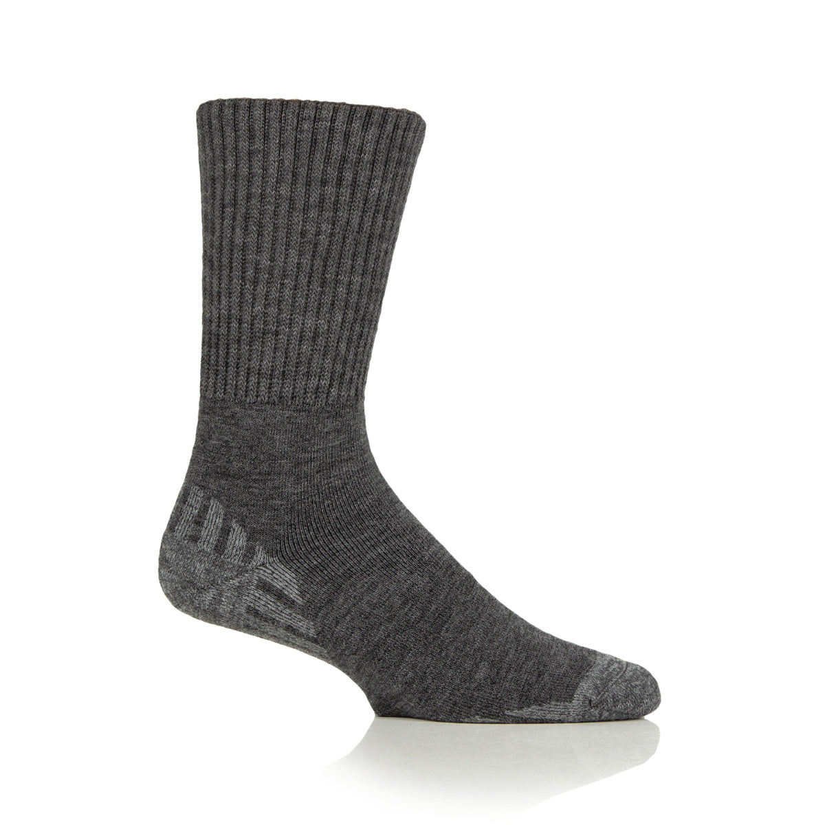 1 Paar Diabetiker-Walker-Stiefelsocken aus Wolle, Schwarz