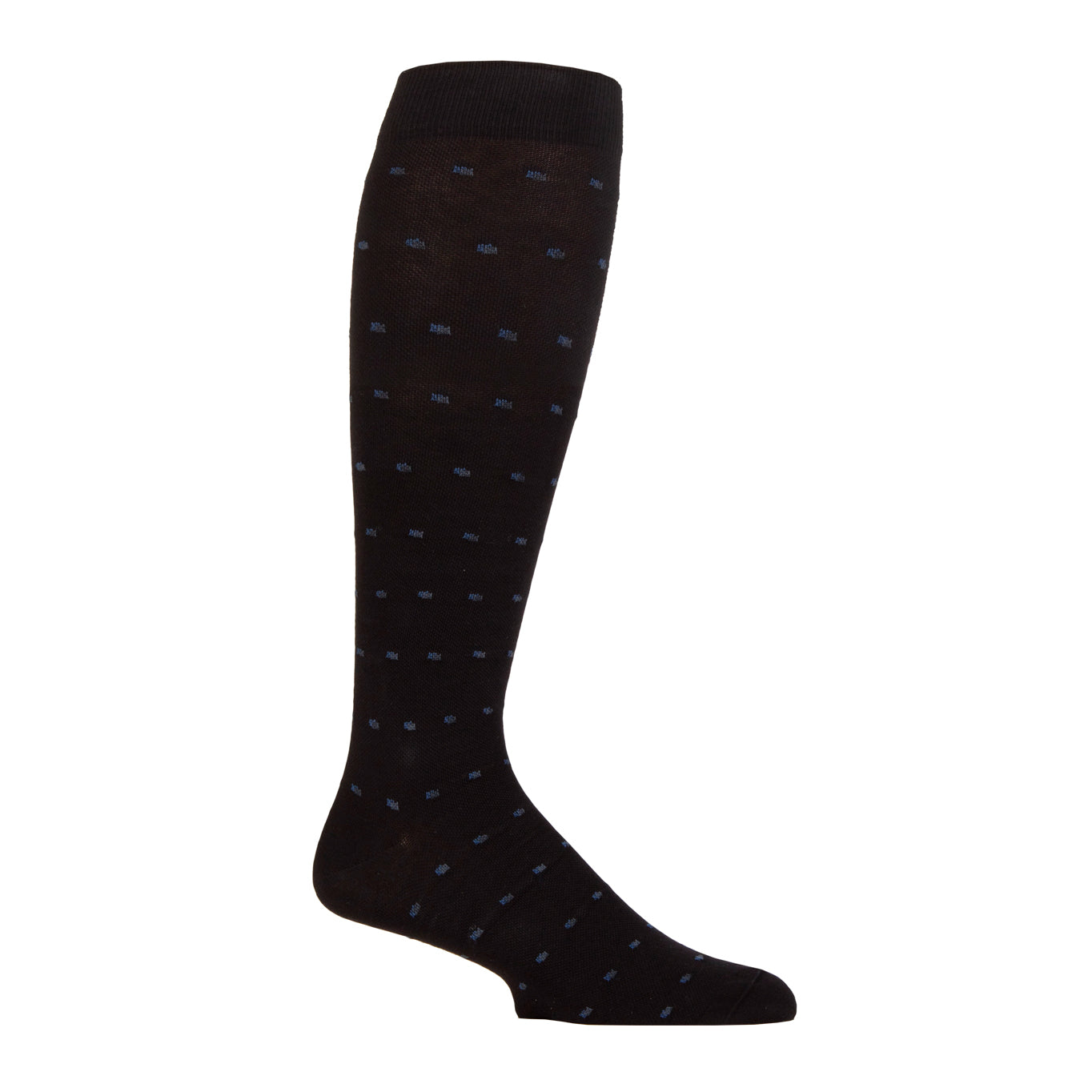 1 Pair Mens Compression Flight Socks - Black/Blue