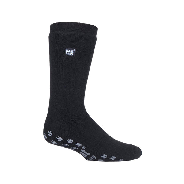 1 Pair Men's Raynaud's Thermal Slipper Socks - Black