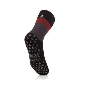 1 Pair Men's Raynaud's Thermal Slipper Socks - Black