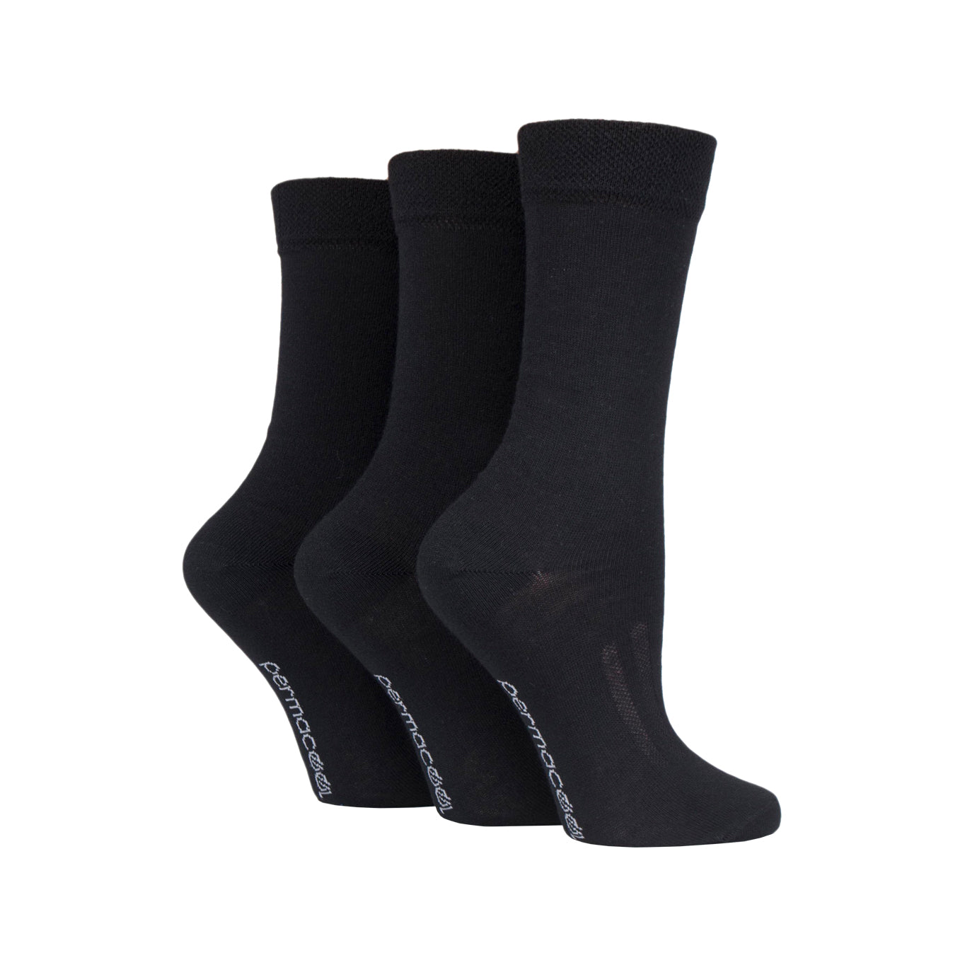 3 Pairs PermaCool Cooling Socks - Black