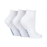 Load image into Gallery viewer, 3 Pairs Cushion Foot Diabetic Ankle Socks - White
