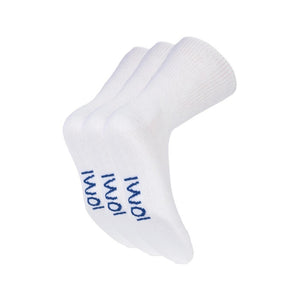 3 Pairs Cushion Foot Diabetic Socks - White