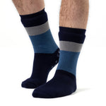 Load image into Gallery viewer, 1 Pair Men&#39;s Raynaud&#39;s Thermal Slipper Socks - Navy
