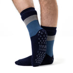 Load image into Gallery viewer, 1 Pair Men&#39;s Raynaud&#39;s Thermal Slipper Socks - Navy
