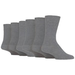Load image into Gallery viewer, 6 Pairs Men's Diabetic Socks - Grey
