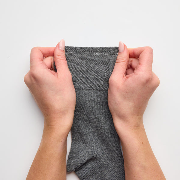 3 Pairs Kids Cotton Socks - Black/Grey