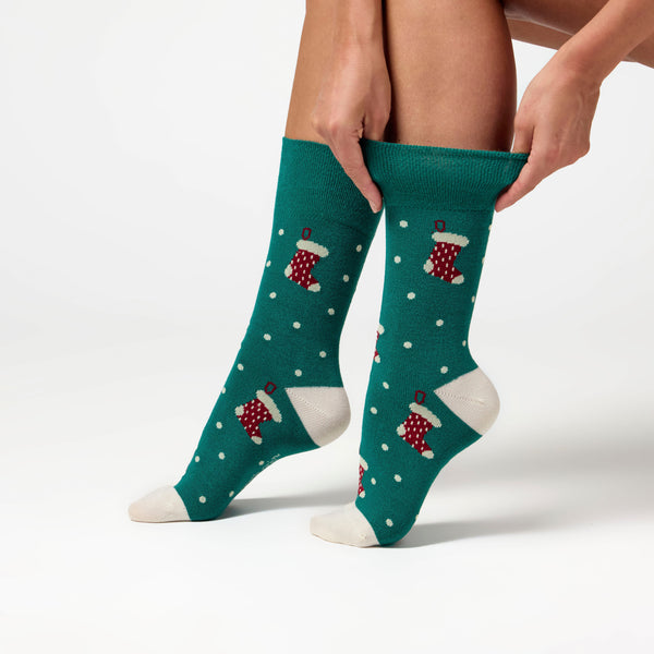 3 Paar Fun Feet Weihnachtssocken für Damen – Merry and Bright