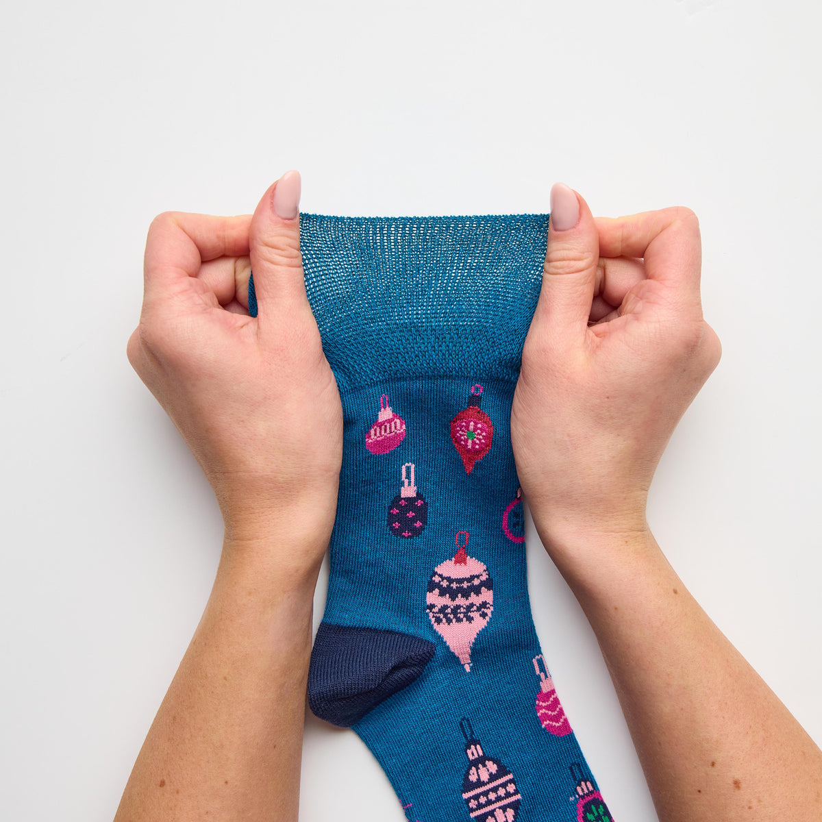 Lot de 3 paires de chaussettes de Noël amusantes pour femme - Joyeux et lumineux