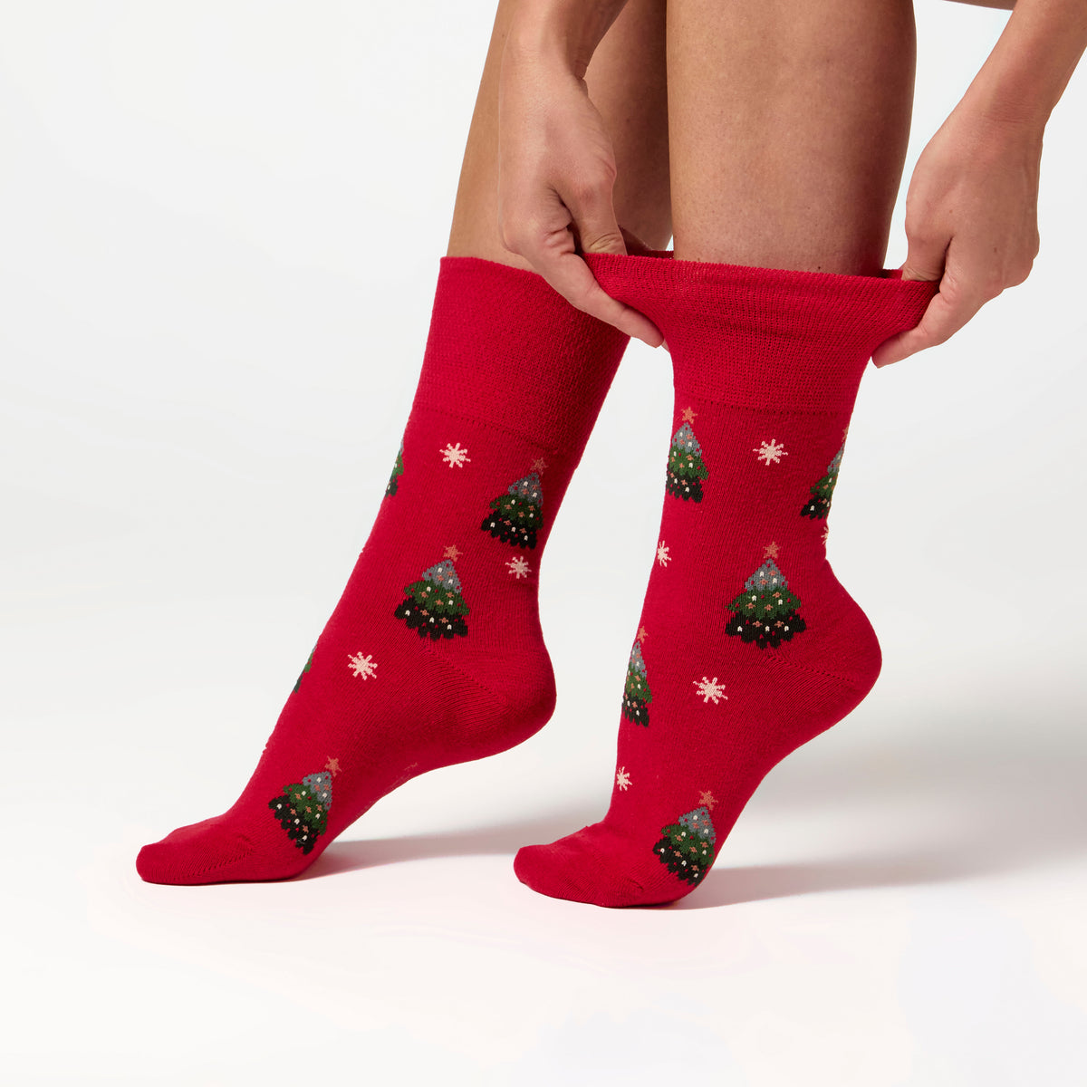 3 Paar Fun Feet Weihnachtssocken für Damen – Fairisle