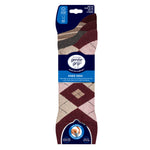 Load image into Gallery viewer, 3 Pairs Ladies Knee High Cotton Socks - Wine Stripe/Argyle
