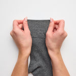 Load image into Gallery viewer, 3 Pairs Ladies Plain Cotton Socks - Charcoal
