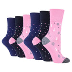 Load image into Gallery viewer, 6 Pairs Ladies Cotton Socks - Bazar
