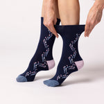 Load image into Gallery viewer, 3 Pairs Ladies Cotton Socks - New Dawn Blue
