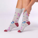 Load image into Gallery viewer, 3 Pairs Ladies Cotton Socks - Animal Lover
