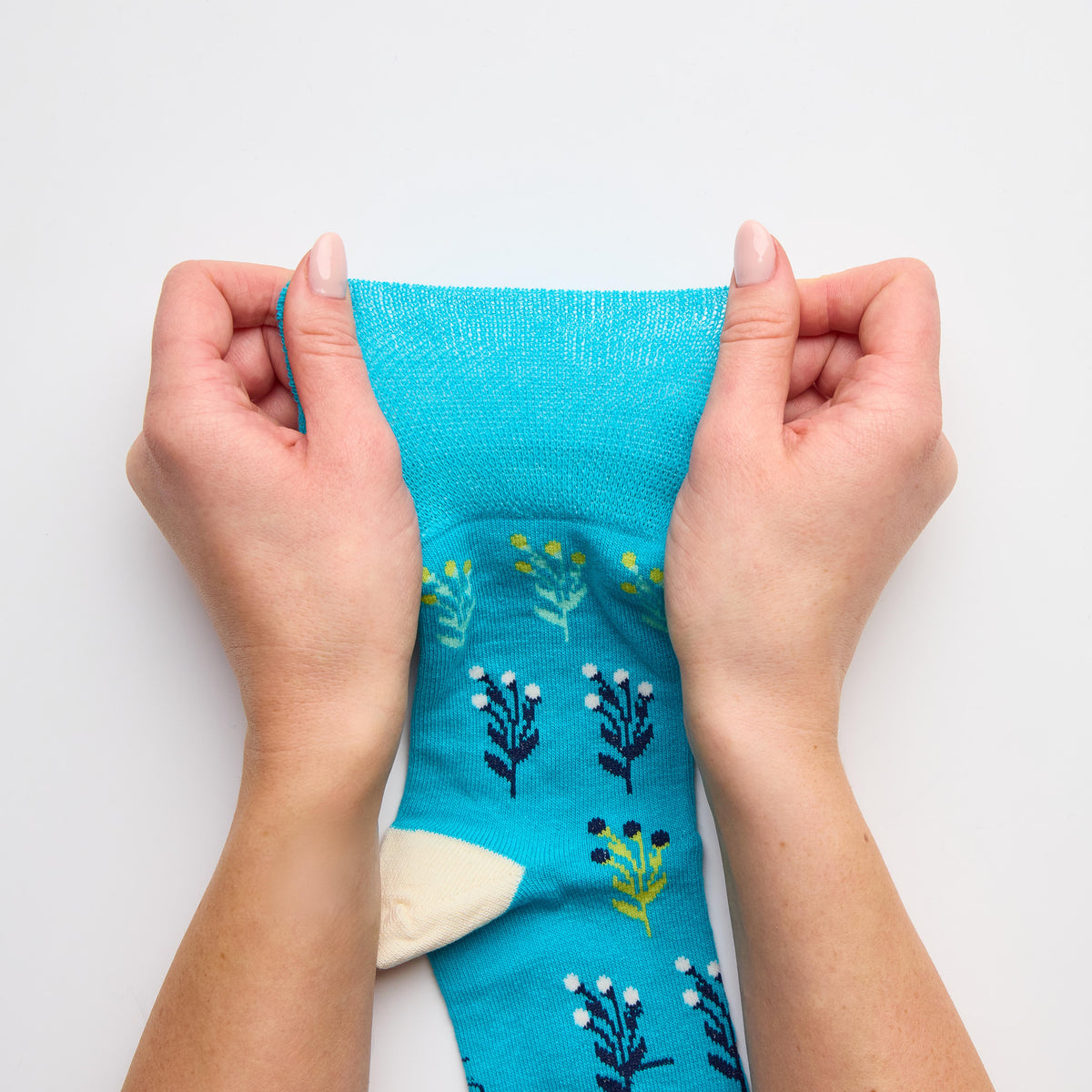 3 Pairs Ladies Cotton Socks - Bohemian Floral