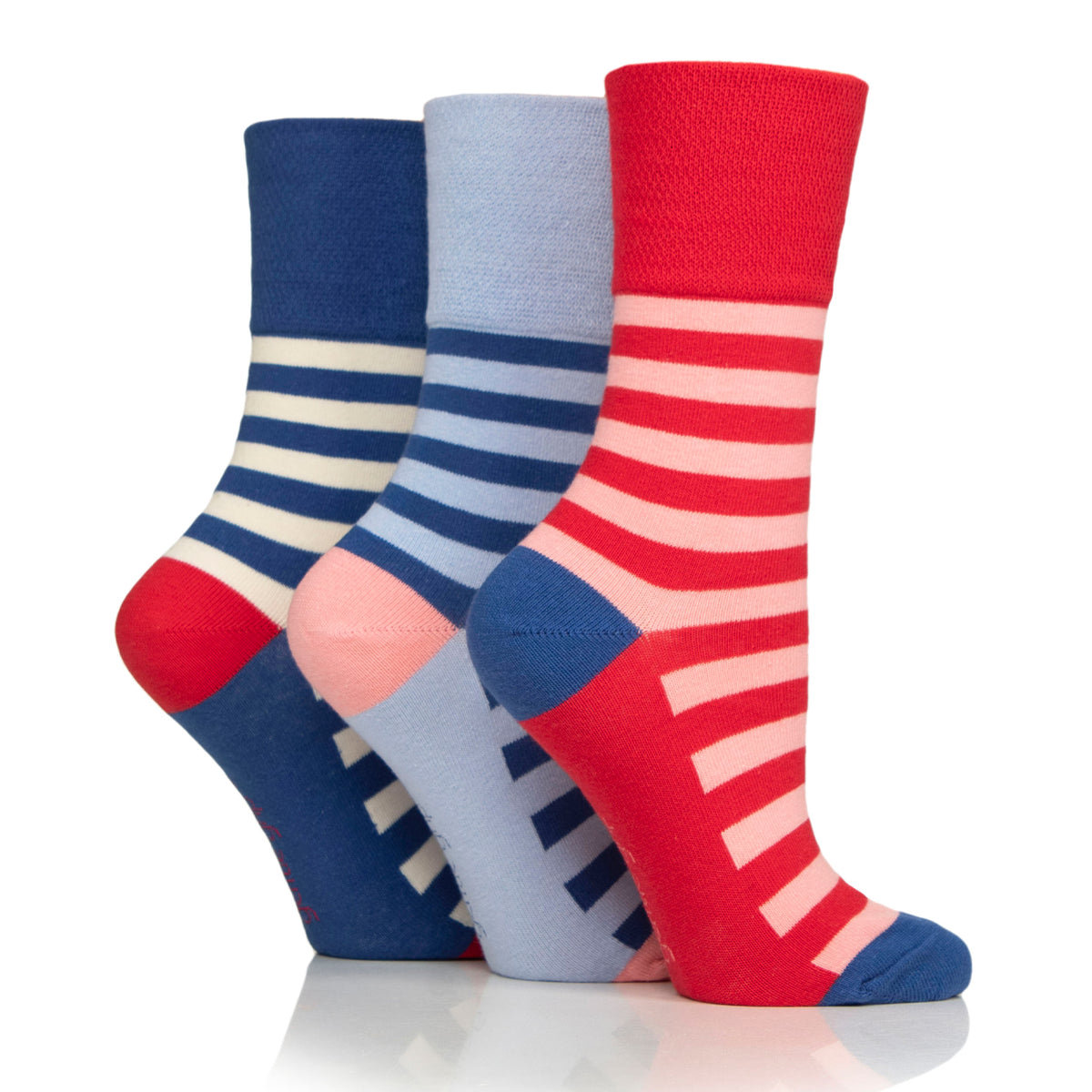 3 Pairs Ladies Cotton Socks - Joie