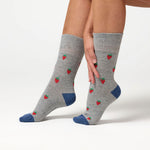Lade das Bild in den Galerie-Viewer, 3 Pairs Ladies Cotton Socks - Fruit

